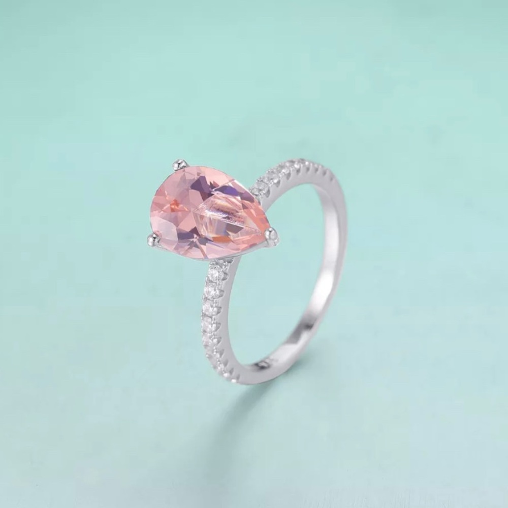 Natural Morganite Ring